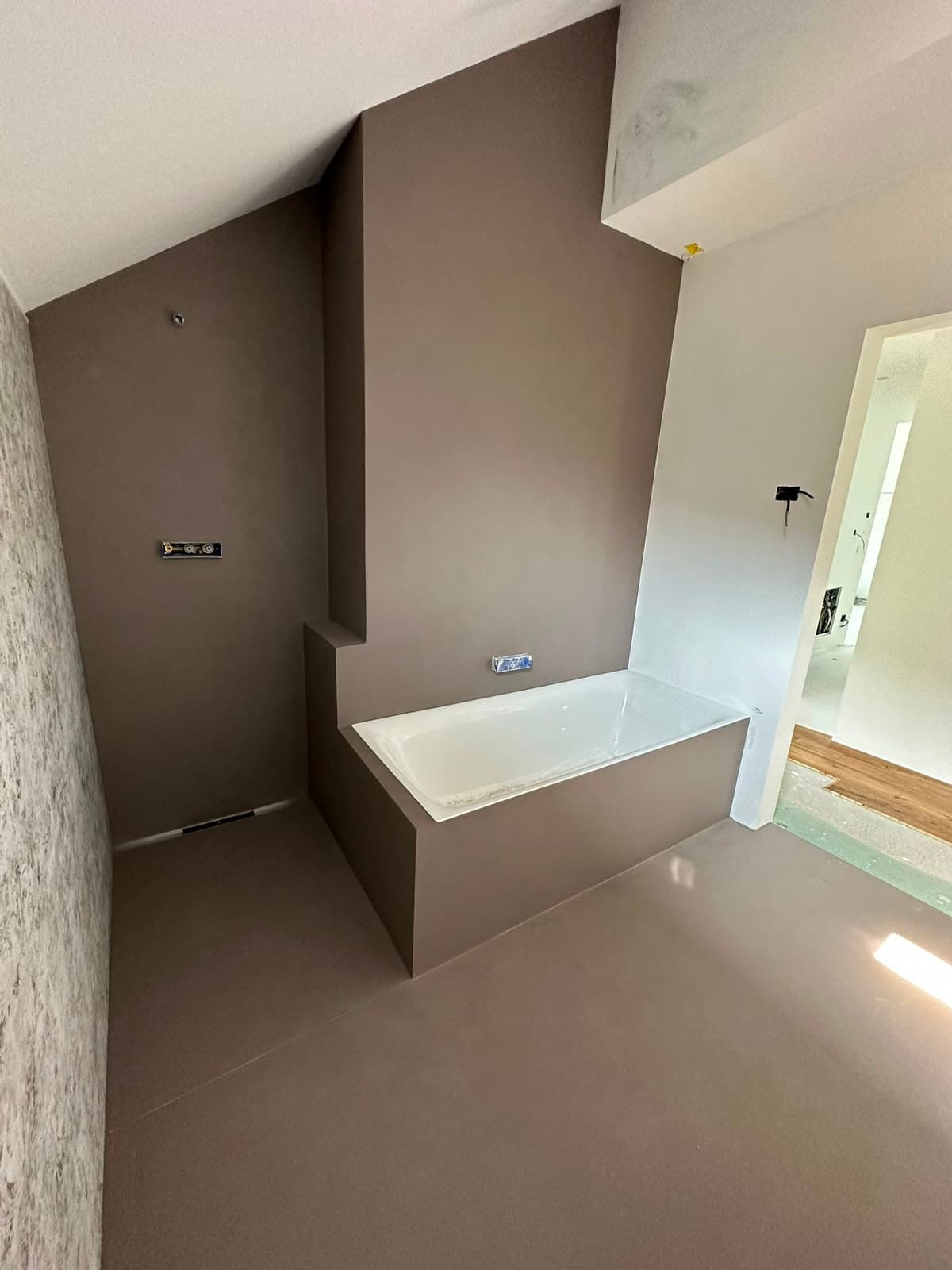 Bagno in microcemento